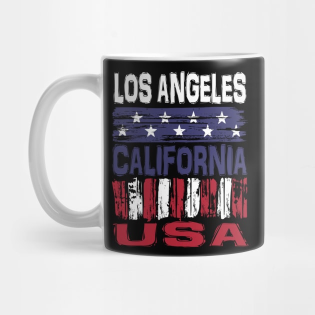 Los Angeles California USA T-Shirt by Nerd_art